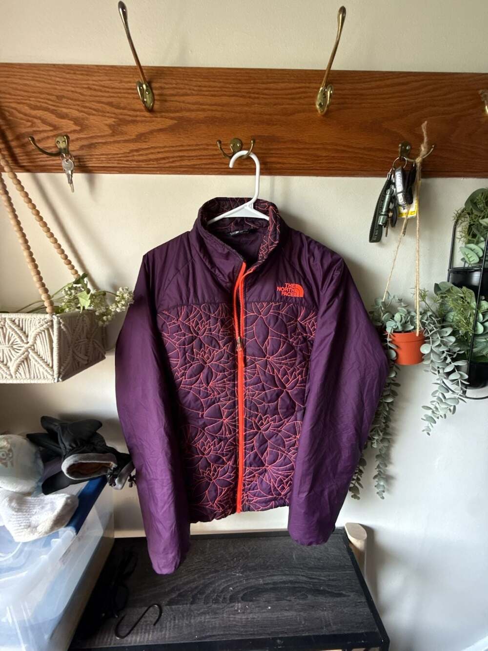The North Face Catawissa Jacket Size Medium Purple Quilted